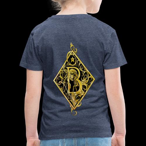 NAME STARTS WITH B MONOGRAM FANCY BEE! - Toddler Premium T-Shirt