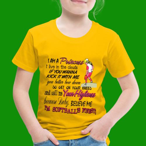 Softballs Finest - Toddler Premium T-Shirt