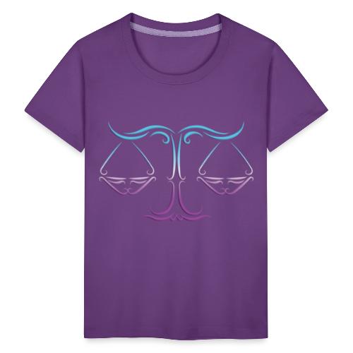 Libra Zodiac Scales of Justice Celtic Tribal - Toddler Premium T-Shirt