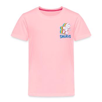 Schtroumpfs Design La Schtroumpfette En Roller - T-shirt premium pour enfants - rose - Devant
