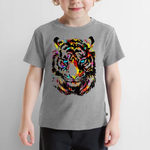 Cute Tiger Head Portrait Drawing - Tiger Eyes - Toddler Premium T-Shirt