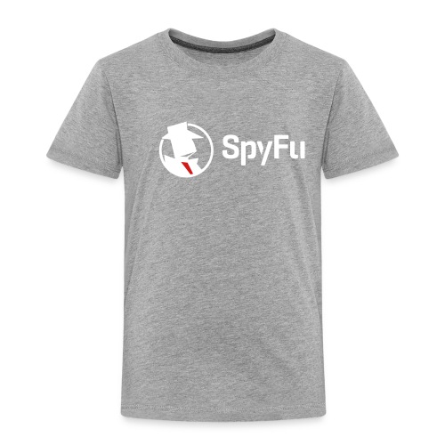 SpyFu Logo Horiz White - Toddler Premium T-Shirt