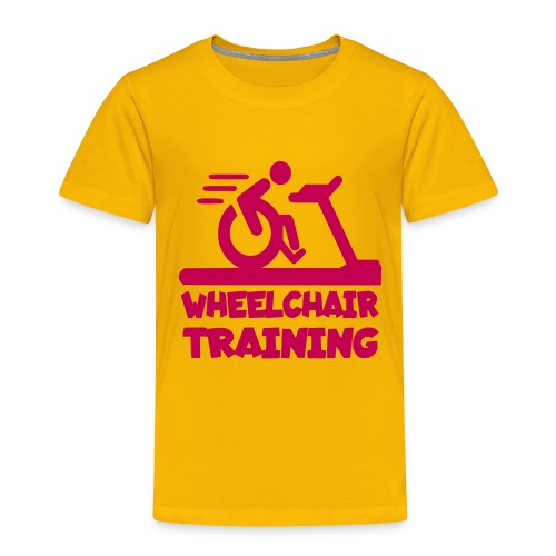 Wheelchair training for lazy wheelchair users - Toddler Premium T-Shirt