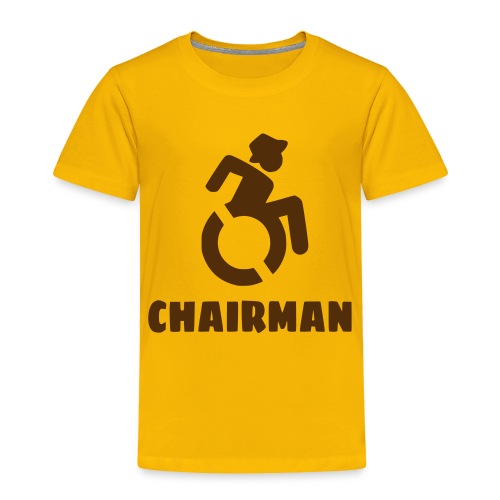 Chairman, man in wheelchair, guy in wheelchair - Toddler Premium T-Shirt