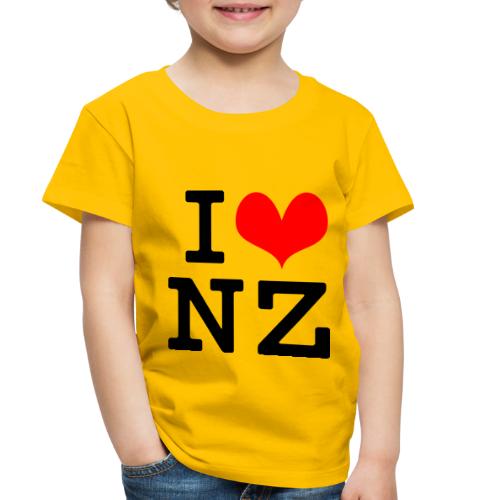 I Love NZ - Toddler Premium T-Shirt