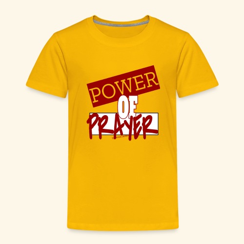 POWER OF PRAYER Red - Toddler Premium T-Shirt