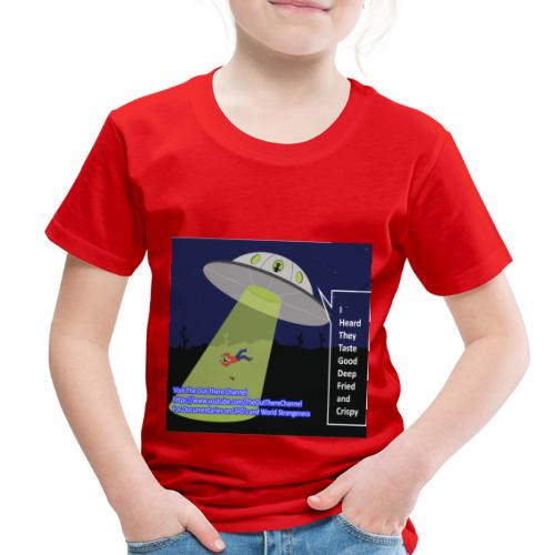 alien abduction Joke with back large crew blackops - Toddler Premium T-Shirt