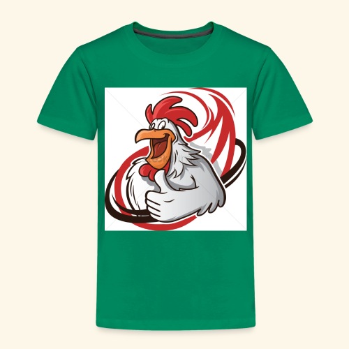 cartoon chicken with a thumbs up 1514989 - Toddler Premium T-Shirt