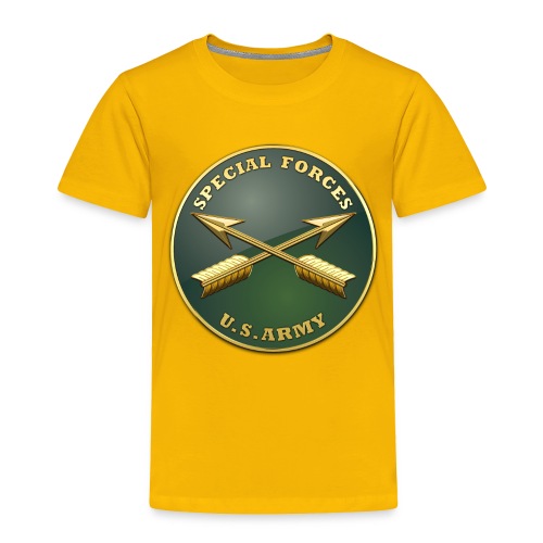Army SF Branch Plaque - Toddler Premium T-Shirt