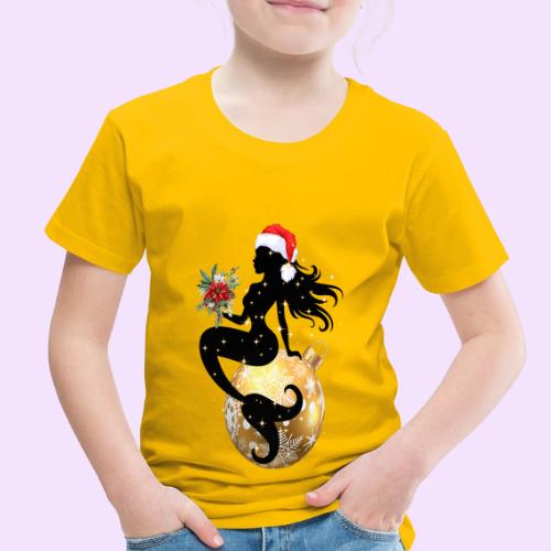Merry Mermaid - Christmas Edition Design - Toddler Premium T-Shirt