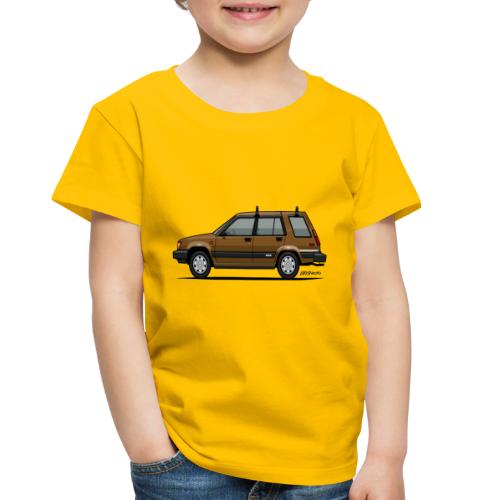 Toyota Tercel SR5 4WD Wagon Bronze - Toddler Premium T-Shirt
