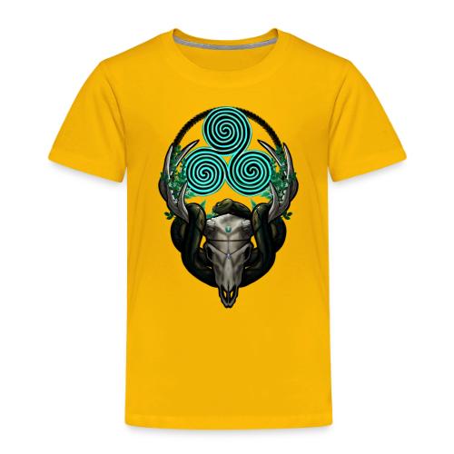 The Antlered Crown (No Text) - Toddler Premium T-Shirt