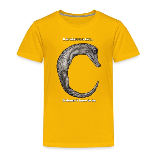 croc with text - Toddler Premium T-Shirt