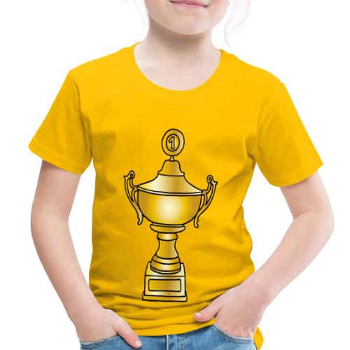 Cup, trophy, award, winner - Toddler Premium T-Shirt