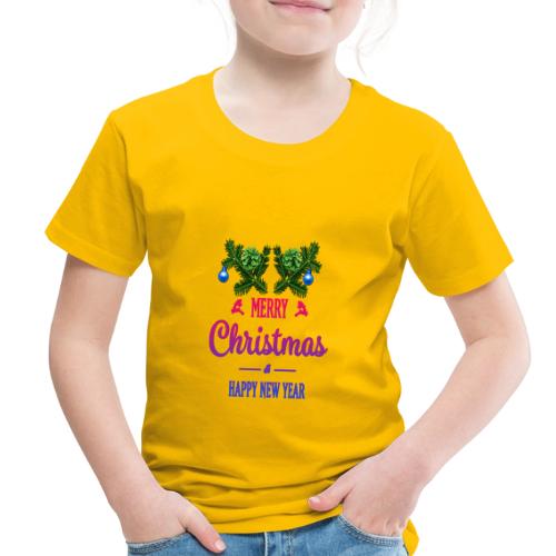 Merry Christmas - Toddler Premium T-Shirt