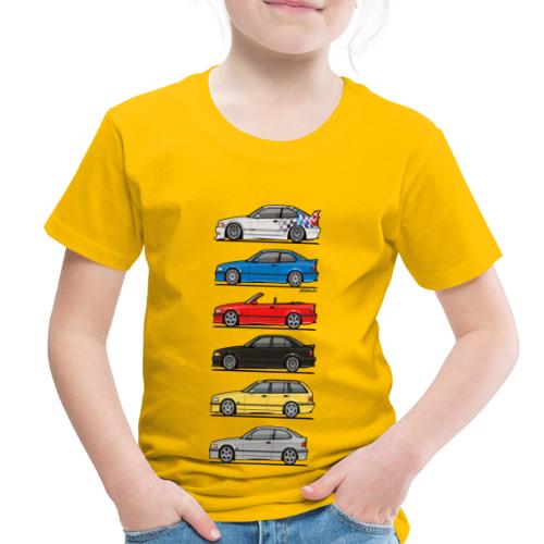 Stack of E36 Variants - Toddler Premium T-Shirt