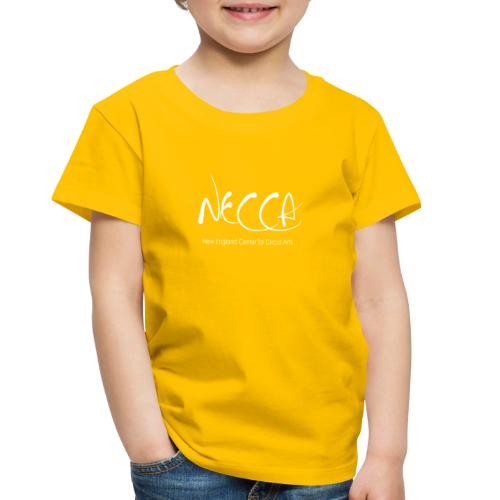 White NECCA Logo - Toddler Premium T-Shirt