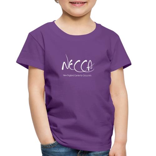 White NECCA Logo - Toddler Premium T-Shirt