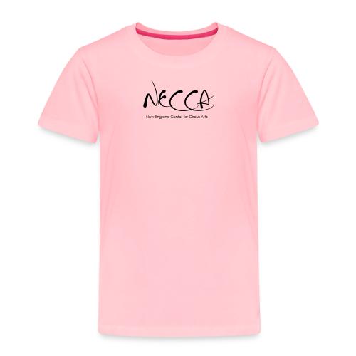 Black NECCA Logo - Toddler Premium T-Shirt