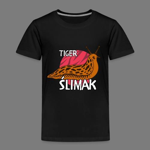 Tiger Ślimak Funny Polish Meme Animal Hybrid - Toddler Premium T-Shirt