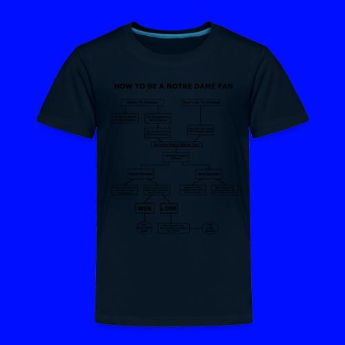 How To Be A Notre Dame Fan - Toddler Premium T-Shirt