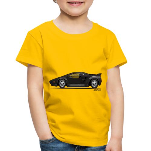 Vector W8 Twin Turbo Blac - Toddler Premium T-Shirt