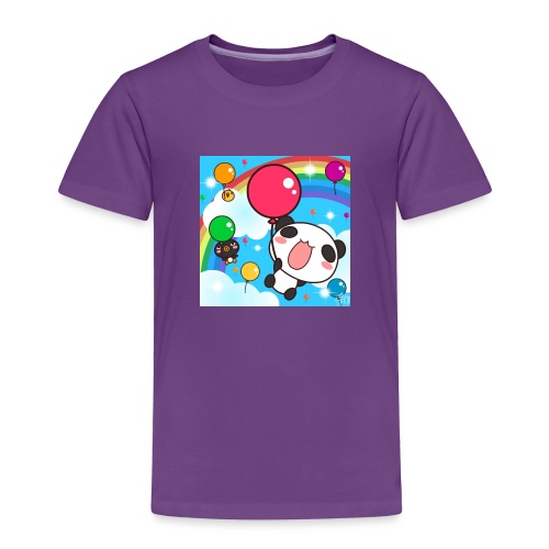 Rainbow with a panda - Toddler Premium T-Shirt