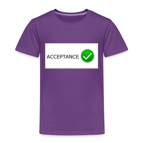 accpetnace_logo - Toddler Premium T-Shirt