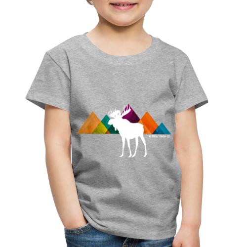 Moose and Mountains Design - Toddler Premium T-Shirt