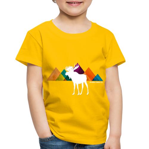Moose and Mountains Design - Toddler Premium T-Shirt