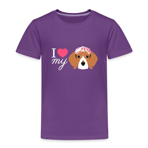 Beagle Love - Toddler Premium T-Shirt