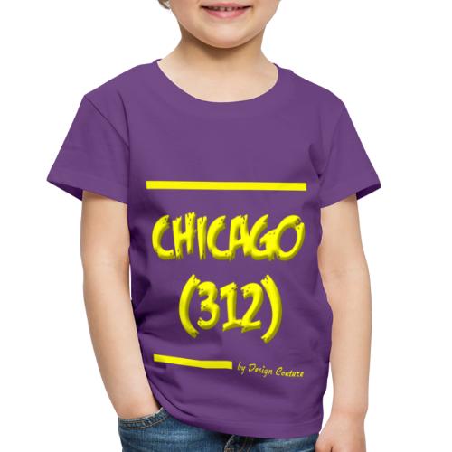 CHICAGO 312 YELLOW - Toddler Premium T-Shirt