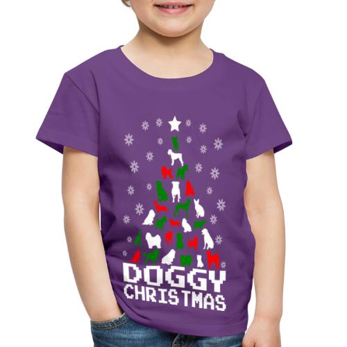 Doggy Christmas Tree - Toddler Premium T-Shirt