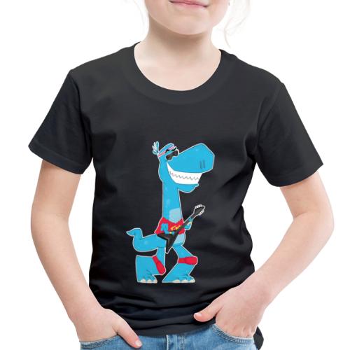 T-Rex with Guitar - Toddler Premium T-Shirt