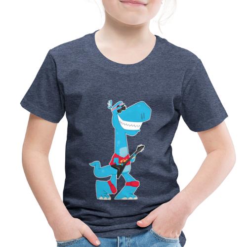 T-Rex with Guitar - Toddler Premium T-Shirt