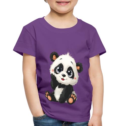 Blushing Baby Panda - Toddler Premium T-Shirt