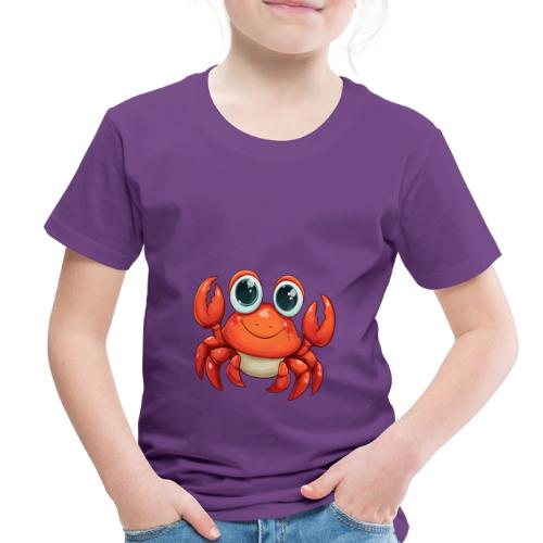 Cute Cartoon Baby Crab - Toddler Premium T-Shirt