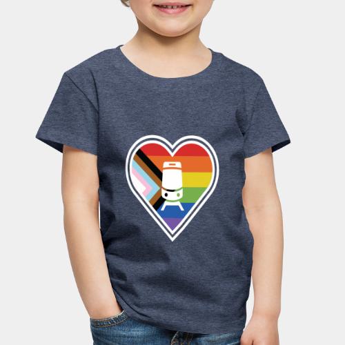 PrideKC StreetcarHeart 2023 - Toddler Premium T-Shirt