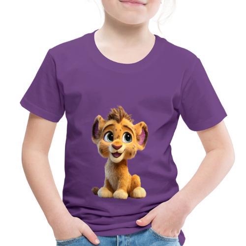 Sweet Lion Cub - Toddler Premium T-Shirt