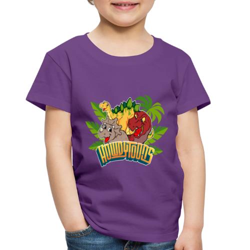 Howdytoons - Dinostory characters - Toddler Premium T-Shirt