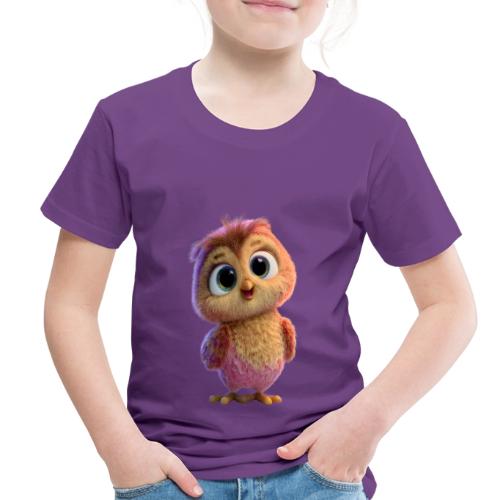 Adorable Baby Owl with Big Eyes - Toddler Premium T-Shirt