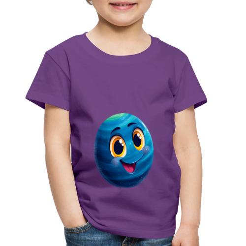 Smiling Blue Planet - Toddler Premium T-Shirt