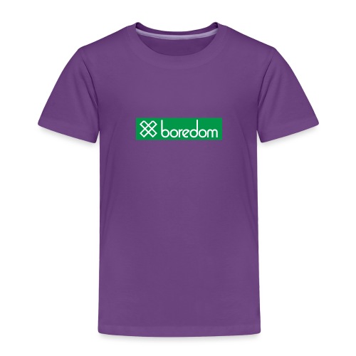 Boredom Retrofashion Green - Toddler Premium T-Shirt