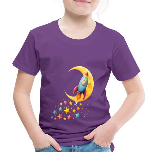 Rocket Trail of Stars - Toddler Premium T-Shirt