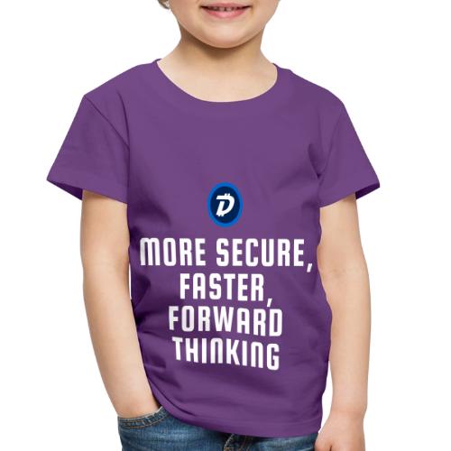 Digibyte. More secure, faster, forward thinking - Toddler Premium T-Shirt