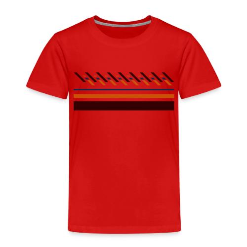 Cute, colorful striped designs for the seasons - Toddler Premium T-Shirt