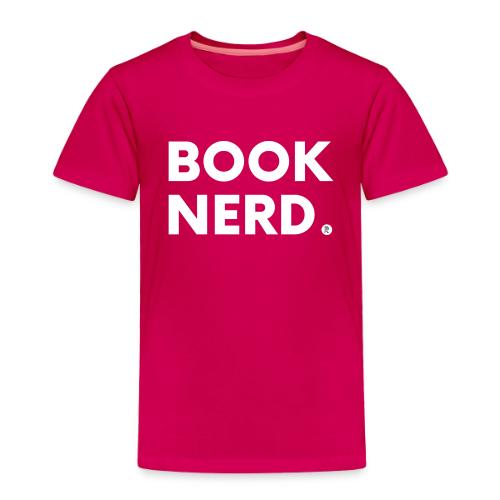 Book Nerd in White - Toddler Premium T-Shirt