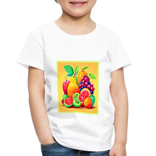 Colorful Fruit Medley - Toddler Premium T-Shirt