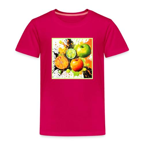 Apple and Citrus Burst - Toddler Premium T-Shirt