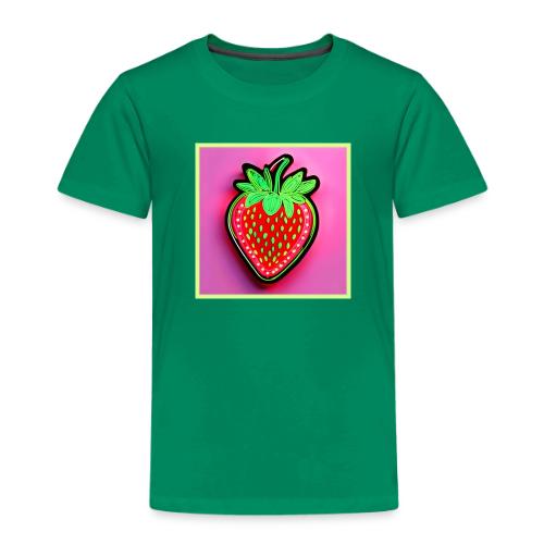 Vibrant Strawberry Neon Sign - Toddler Premium T-Shirt